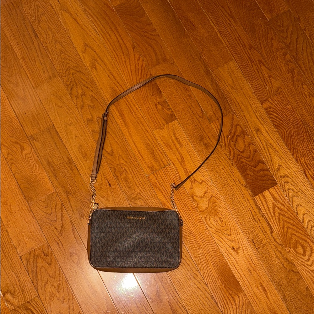 Michael Kors Dark Brown Crossbody Bag